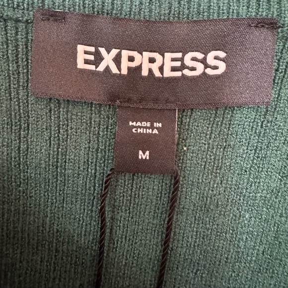 Express Ribbed Cropped Sweater, Medium - Picture 3 of 5